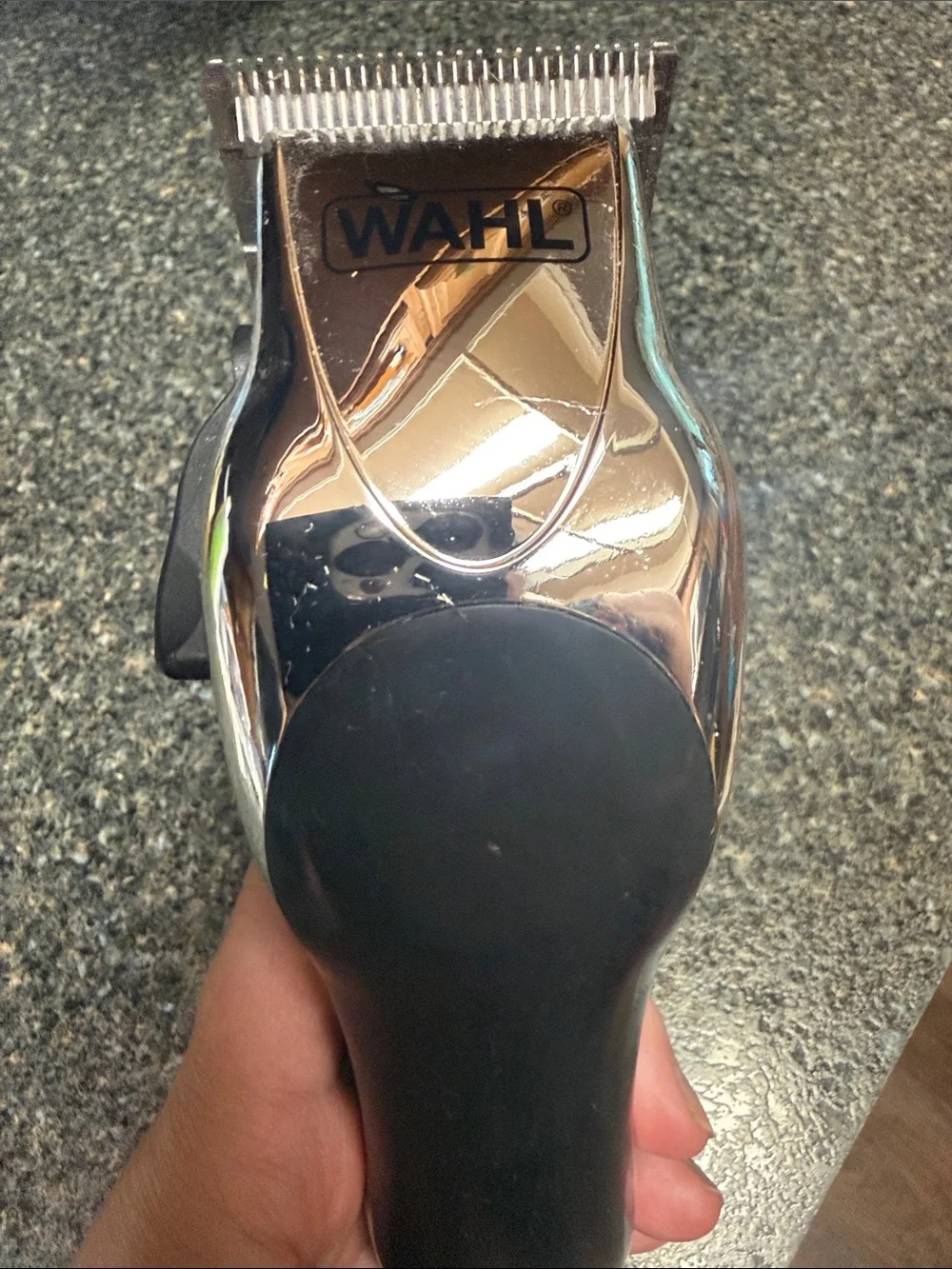 Wahl Chrome and Black Hair Trimmer EUC